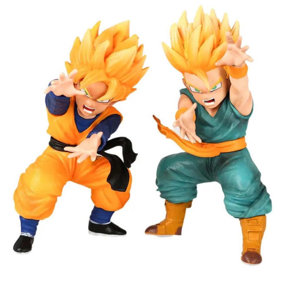 Dragon Ball Z Kid Goten and Trunks Kamehameha Action Figure Set